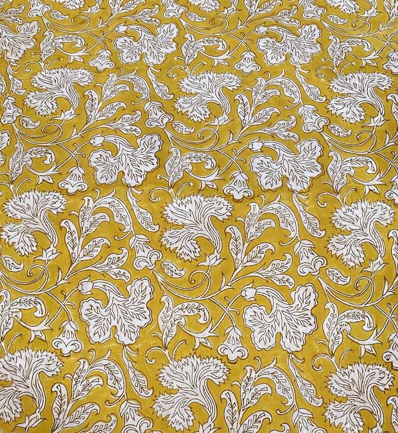 Canelle & Safran Tablecloth – 100% cotton – floral print – boho chic – Jardin Botanique – Miss June Paris – 5