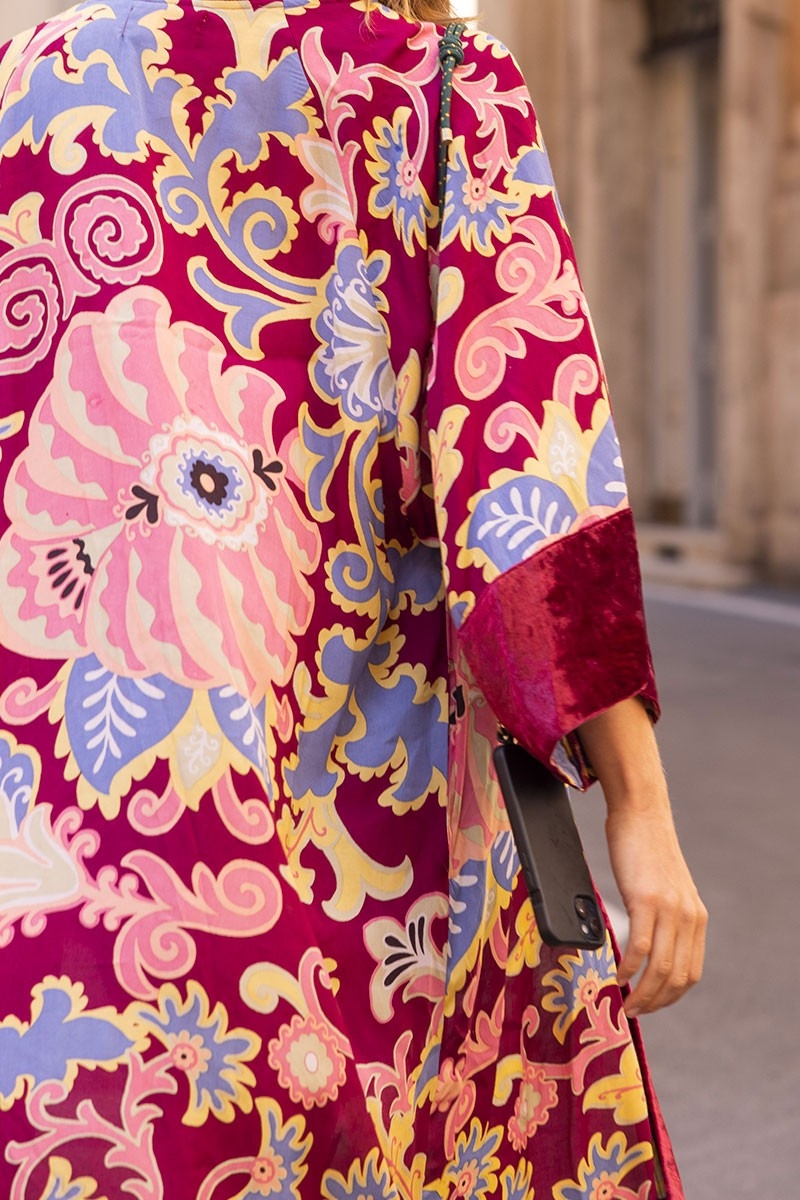 long sleeve bohemian long kimono IVANA - Miss June