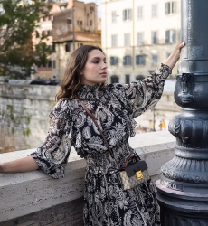 long sleeve bohemian long dress PALOMA - Miss June