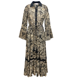 long sleeve bohemian chic long dress ZELIE -Miss June