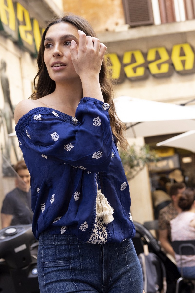 blouse manche longue brodée GALLERY - Miss June