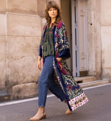 long sleeve bohemian long kimono IVANA - Miss June