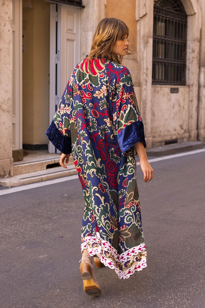 kimono largo bohemio manga larga IVANA - Miss June