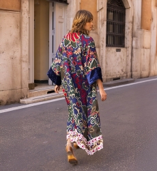 long sleeve bohemian long kimono IVANA - Miss June