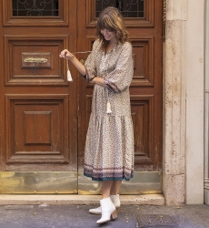 long sleeve bohemian long dress BONNIE - Miss June