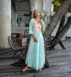 long sleeve bohemian long dress NAOMI - Miss June