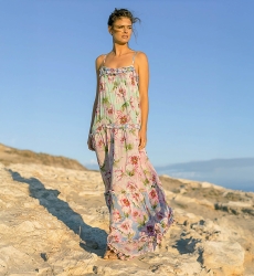 Petal Long Dress – Floral – Sleeveless – Miss June Paris – 6