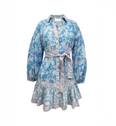 Juliette short dress - 100% cotton - Miss June Paris - 6