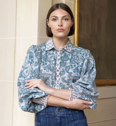 Camisa feminina Alizee - estampada - Miss June Paris - 2