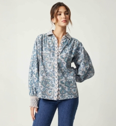 Camisa feminina Alizee - estampada - Miss June Paris - 3