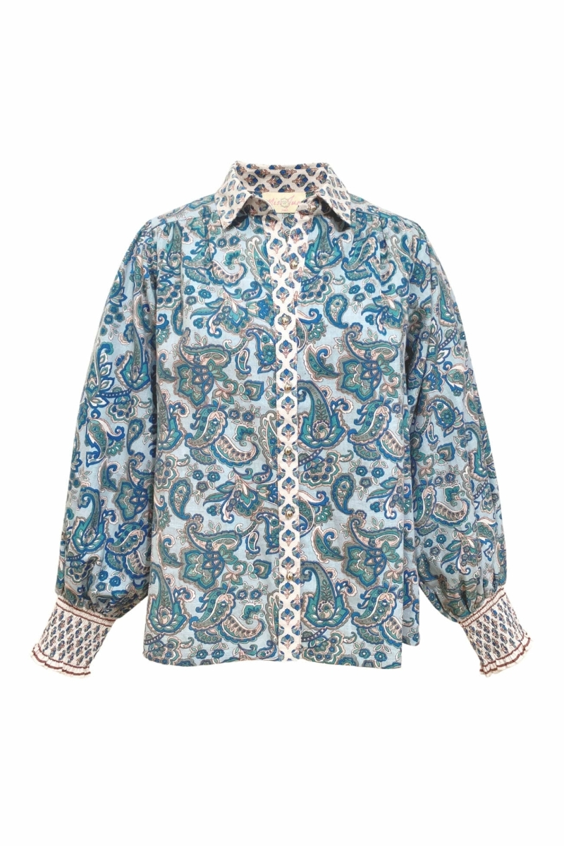 Camisa feminina Alizee - estampada - Miss June Paris - 6