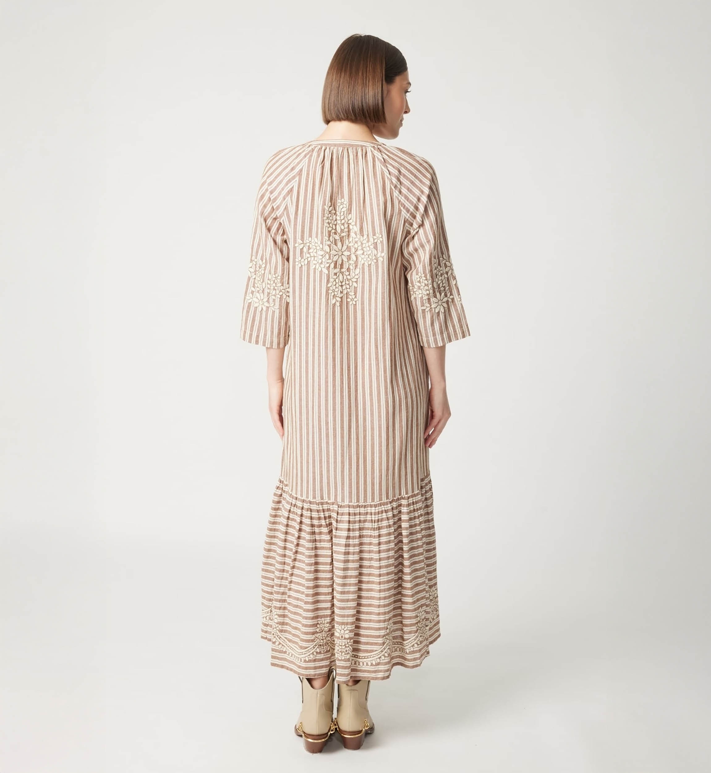 Solene long dress - loose fit - 100% cotton - Miss June Paris - 4