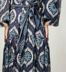 Lucille long dress - embroidered and flowing - Miss June Paris - 5