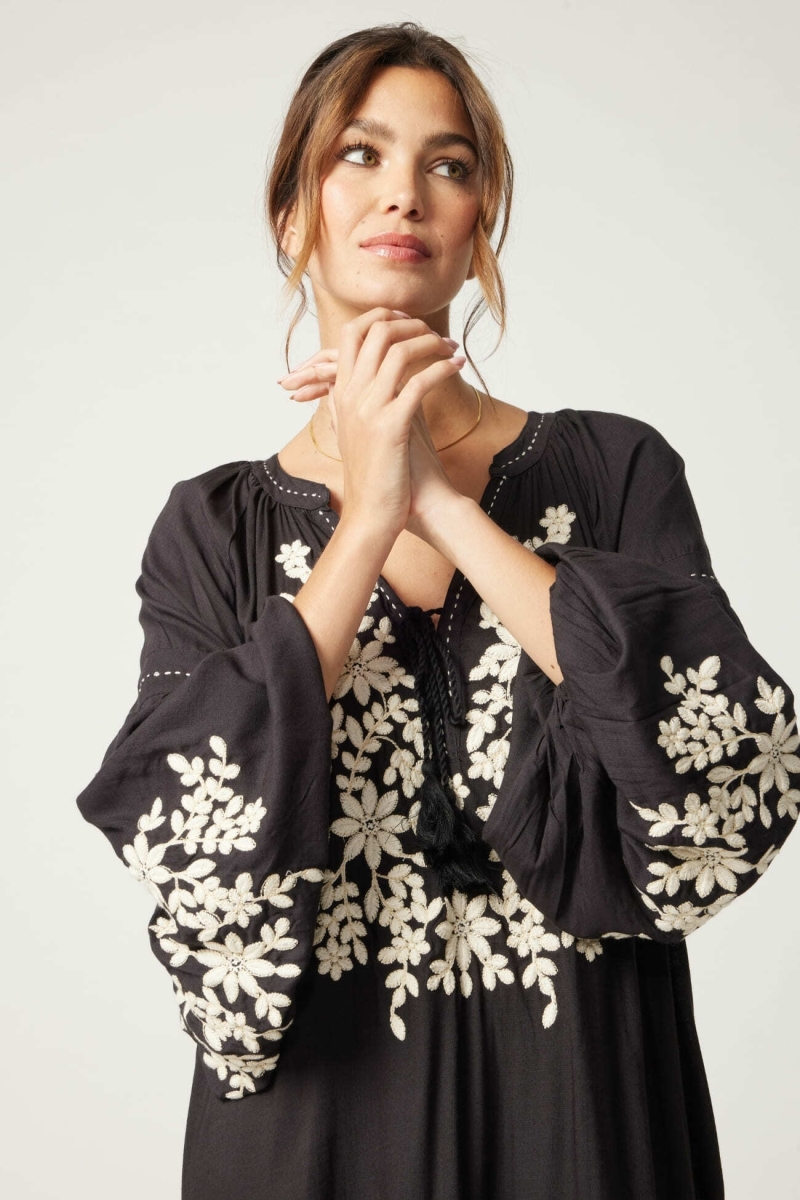 Vestido preto curto Anouk - Miss June Paris - 5