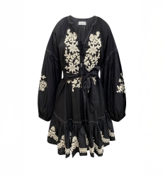 Anouk short black dress - Miss June Paris - 6