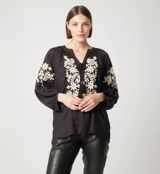 Blusa negra Noémie - Miss June Paris - 3