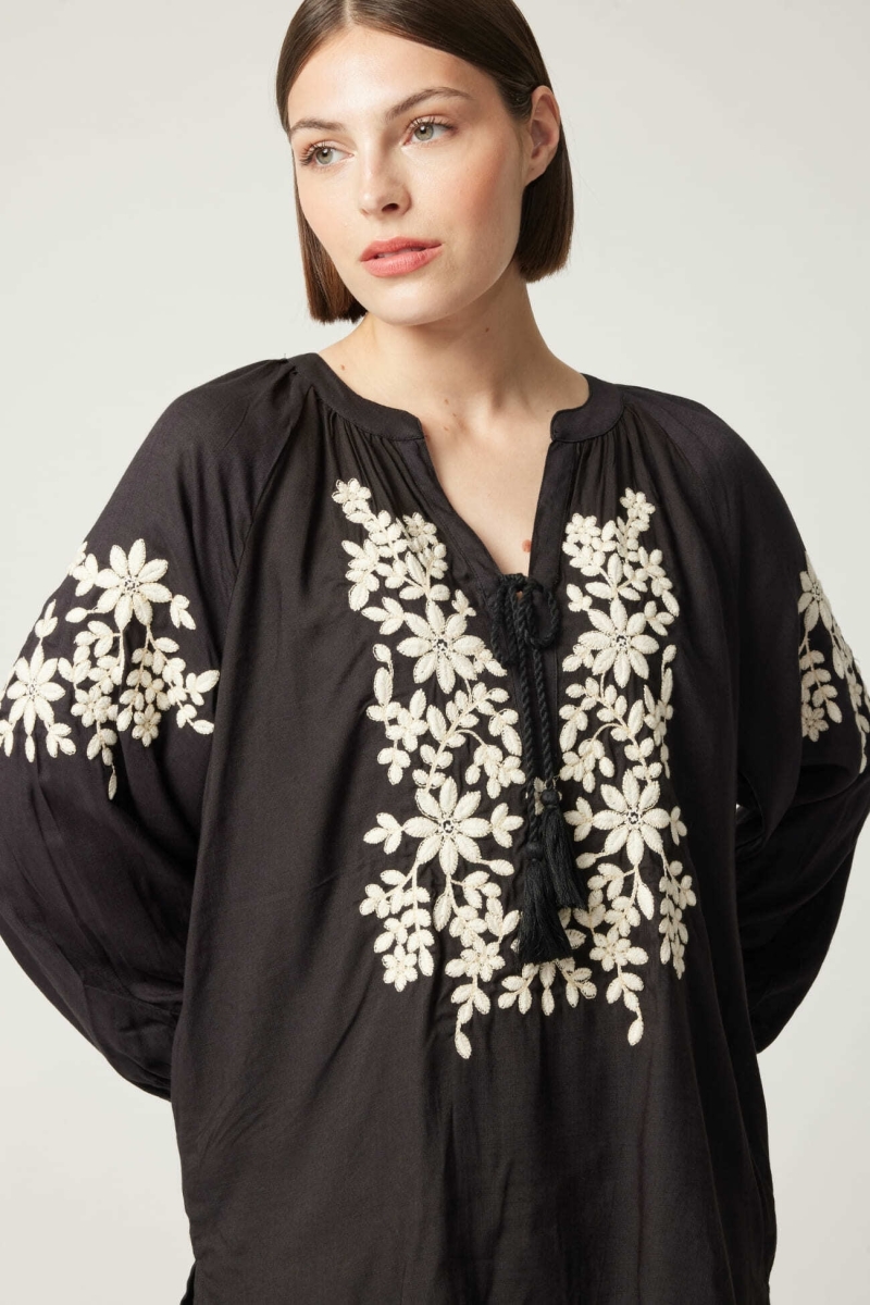 Blusa negra Noémie - Miss June Paris - 5