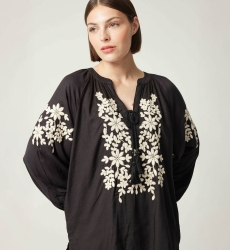 Noémie black blouse - Miss June Paris - 5