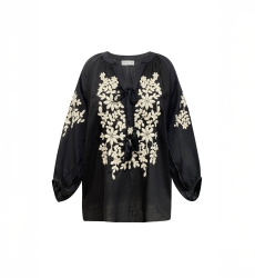 Noémie black blouse - Miss June Paris - 6