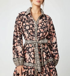 Vestido curto Cassandra - estampa floral - Miss June Paris - 5