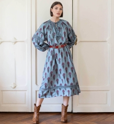 Amber Long Dress - floral print - Miss June Paris - 1