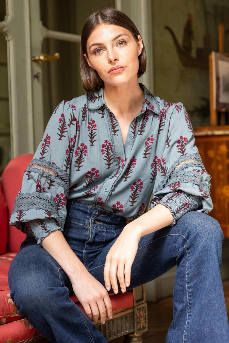 Camisa mulher Hermine - Miss June Paris - 2