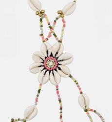 Colar longo boêmio fantasia LENA - Miss June