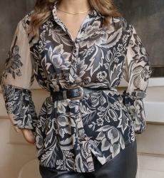 Cinto de Couro Riley Preto - Miss June Paris - 7