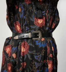 Cinto de Couro Riley Preto - Miss June Paris - 8