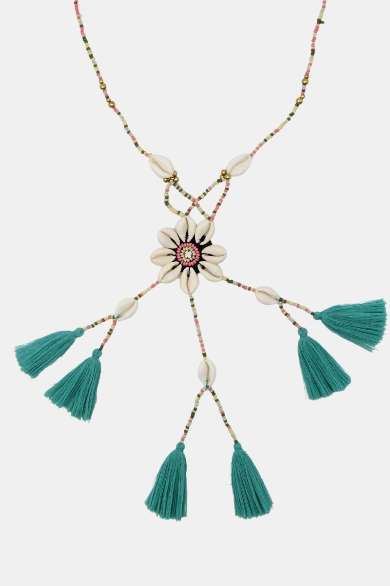 Long bohemian costume necklace LENA - Miss June