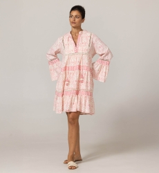 Vestido curto Jaya - 100% algodão - Miss June Paris - 3