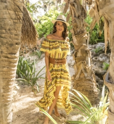 Miss June Paris, Vestido Largo Santa Fe