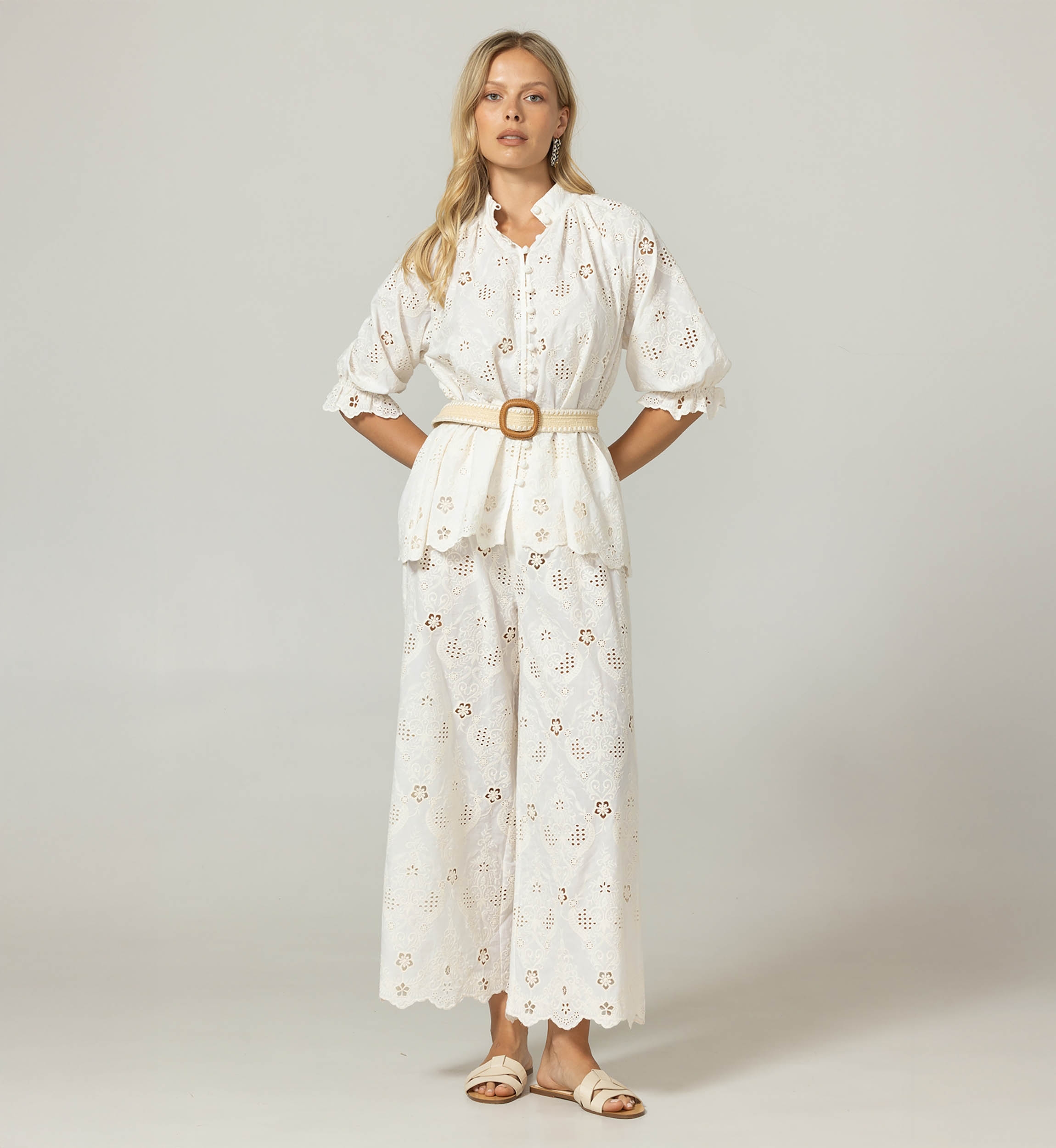 Camisa Serena-  Bordado Inglês - 100% Algodão - Miss June Paris - 3