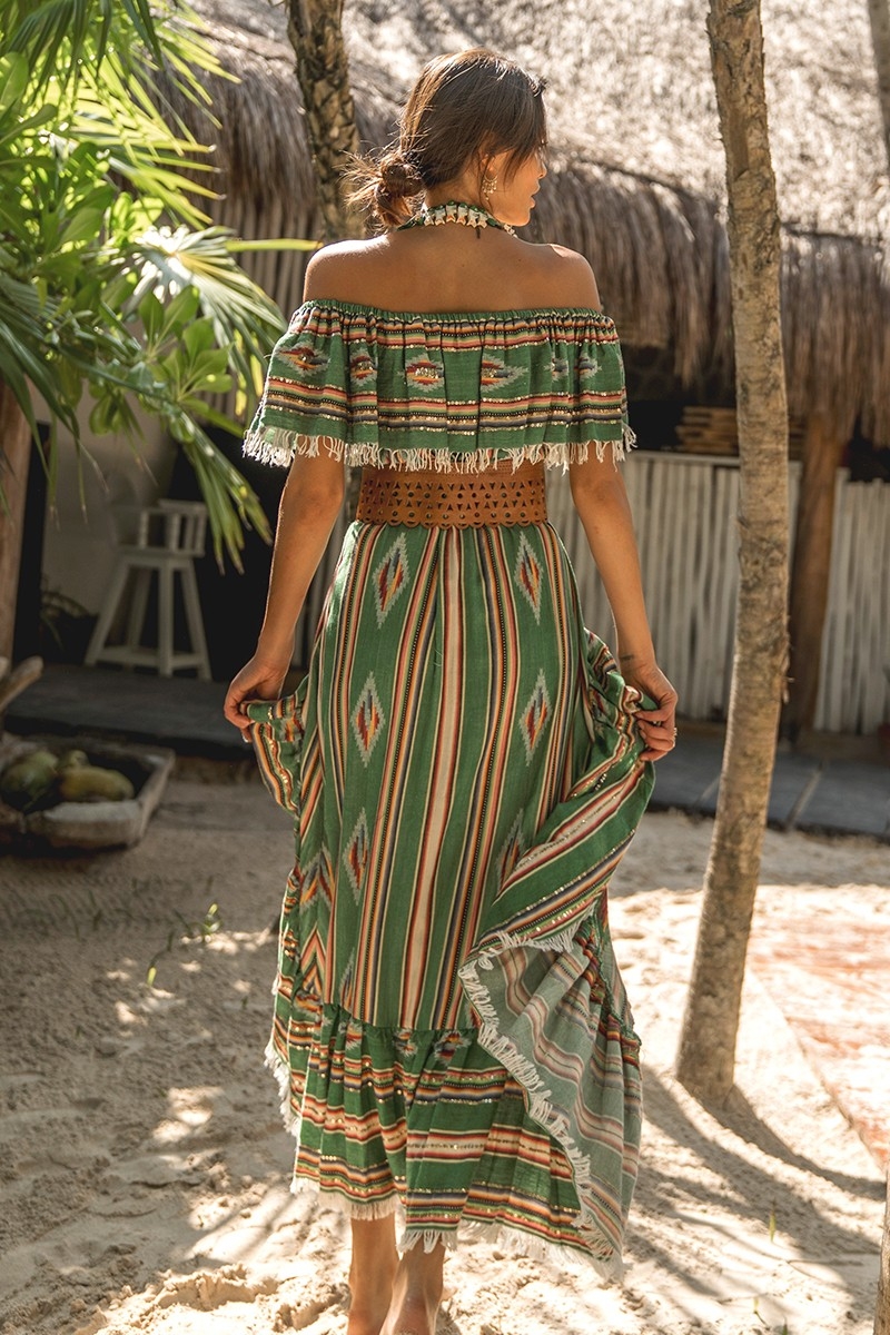 Miss June Paris, Vestido Largo Santa Fe
