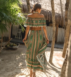 Miss June Paris, Santa Fe Maxi Dress