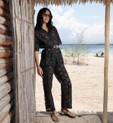 Calças Sorbet - Bordado Inglês - 100% Algodão - Miss June Paris - 7