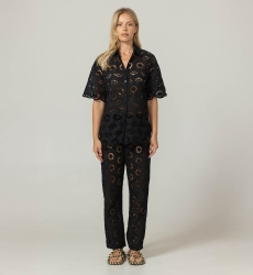 Sorbet Pants - English Embroidery - 100% Cotton - Miss June Paris - 8