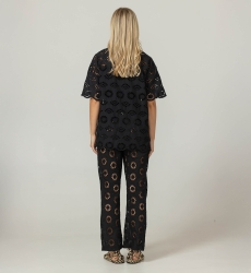 Pantalones Sorbet - Bordado Inglés - 100% Algodón - Miss June Paris - 9