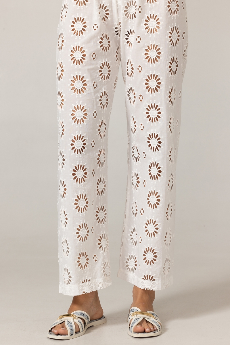 Pantalones Sorbet - Bordado Inglés - 100% Algodón - Miss June Paris - 5