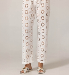 Sorbet Pants - English Embroidery - 100% Cotton - Miss June Paris - 5