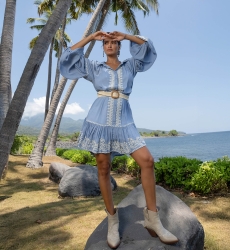 Yara Short Dress - 100% Modal - Miss June Paris - 1