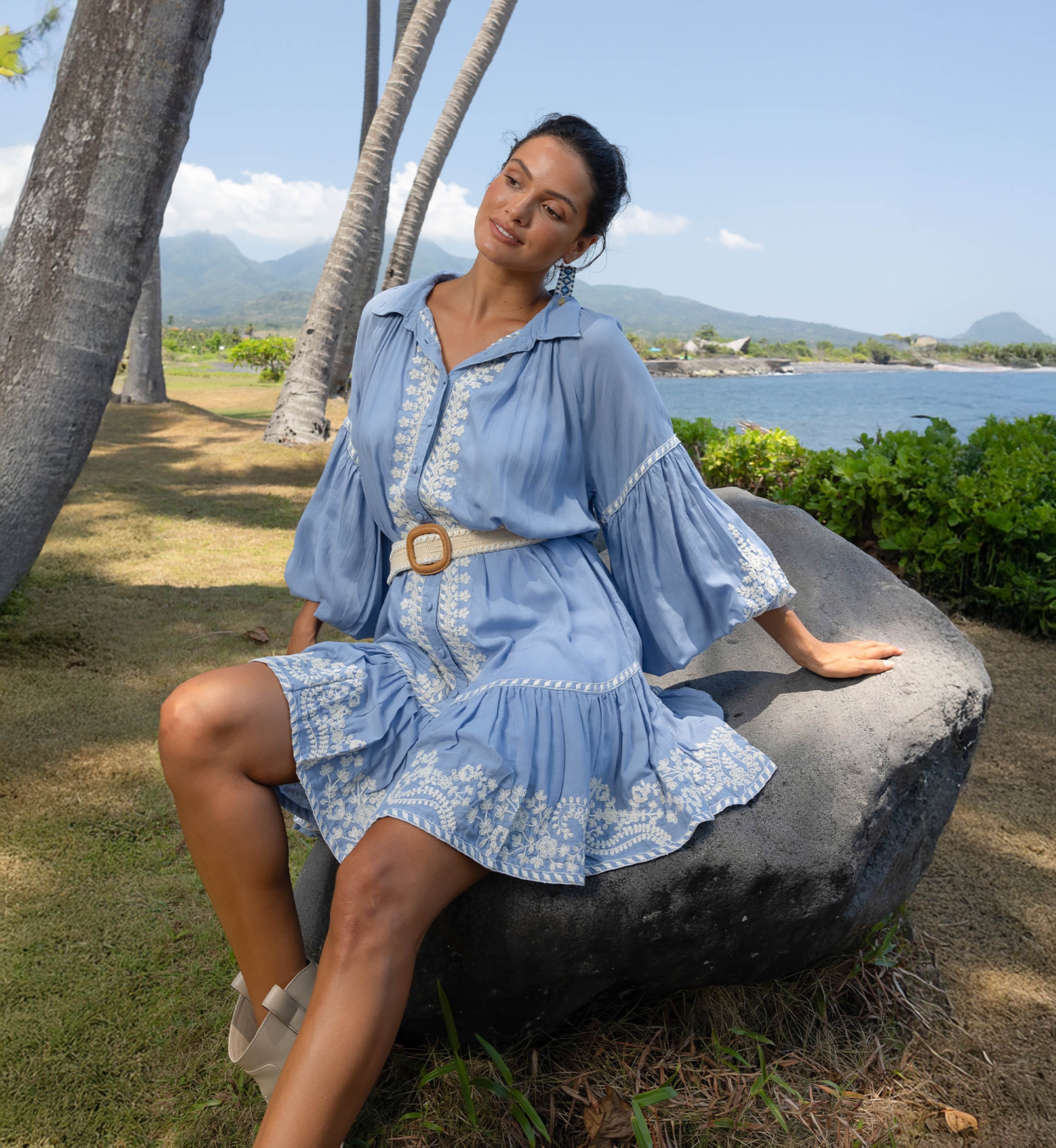 Yara Short Dress - 100% Modal - Miss June Paris - 2