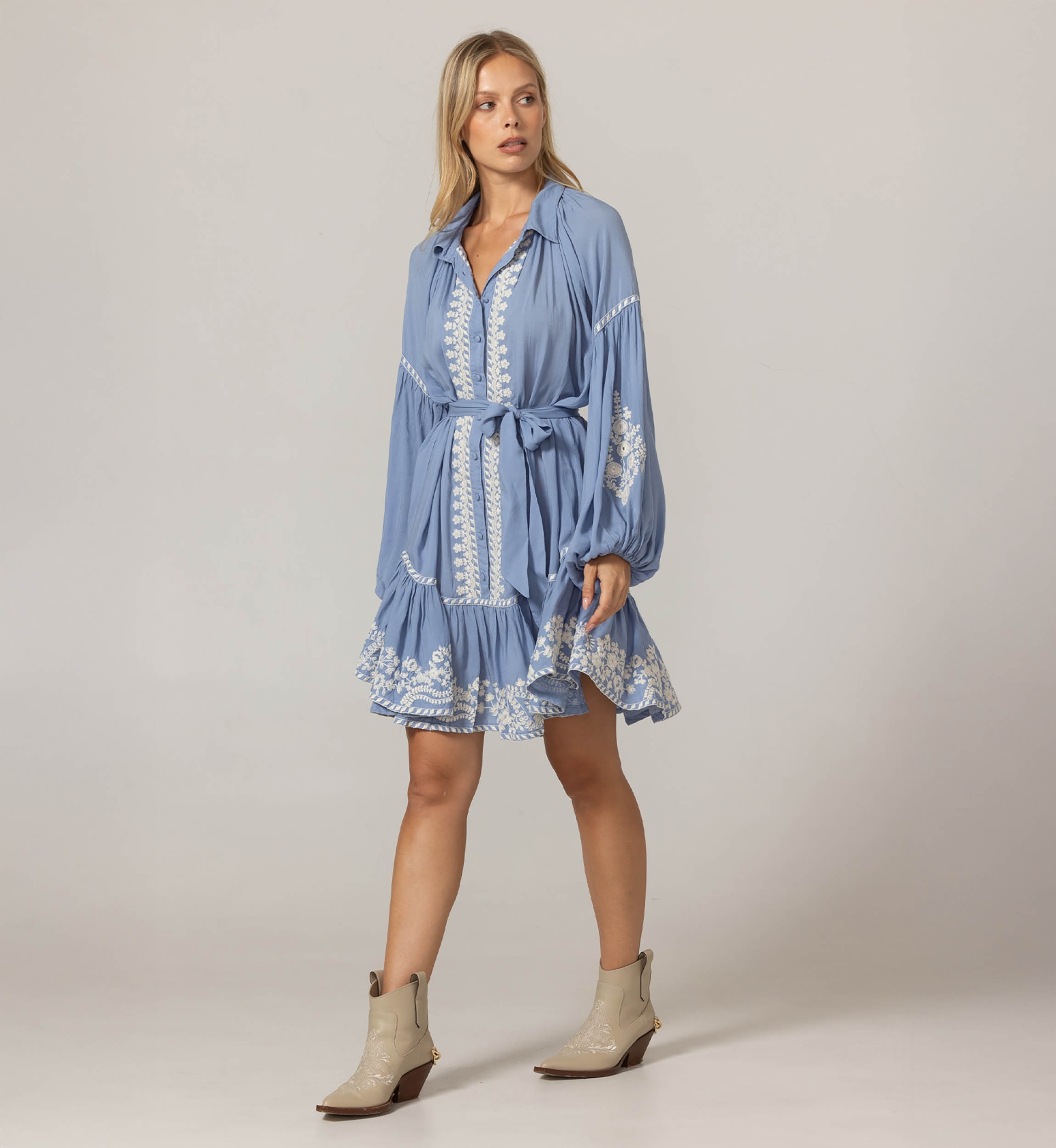 Vestido Corto Yara - 100% Modal - Miss June Paris - 3