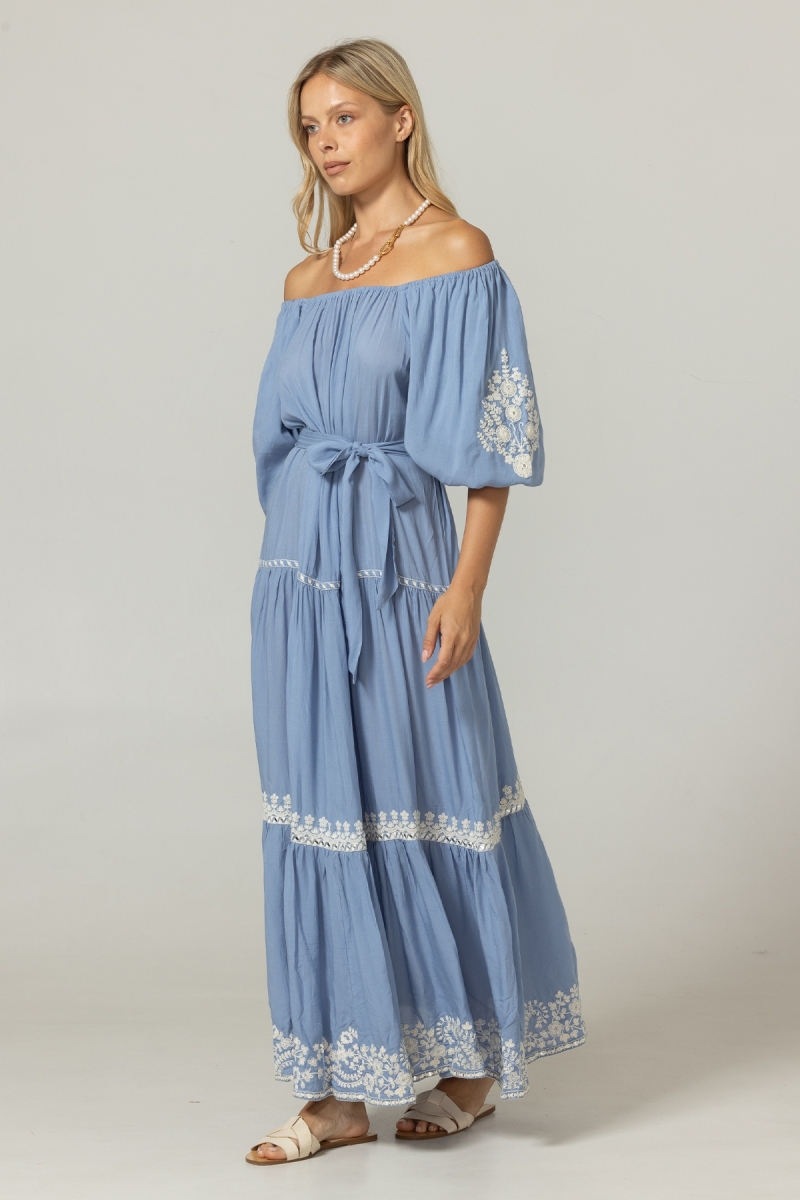 Vestido Longo Zaya - 100% Modal - Miss June Paris - 3