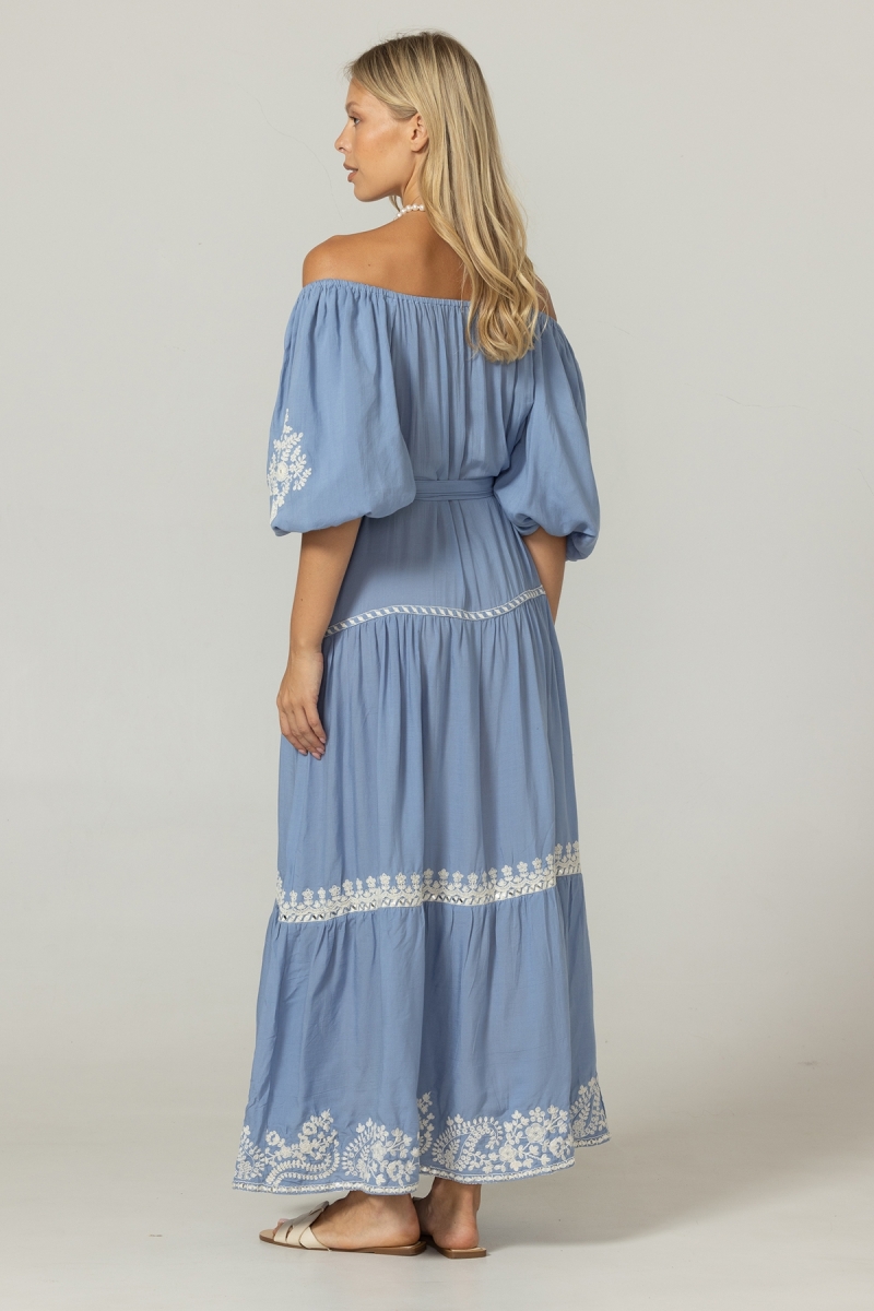 Vestido Longo Zaya - 100% Modal - Miss June Paris - 4