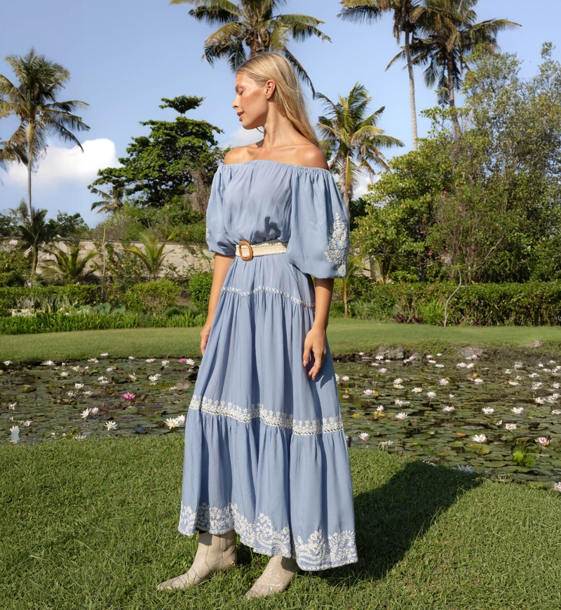 Vestido Largo Zaya  - 100% Modal - Miss June Paris - 1