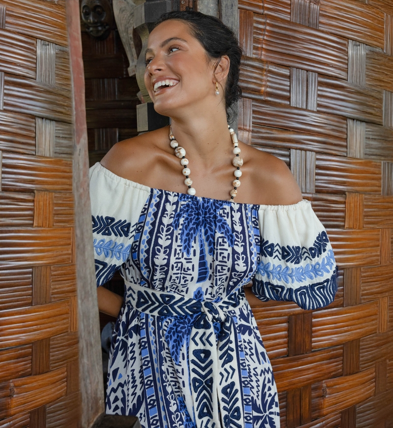 Vestido Largo Mya - 100% Rayon - Miss June Paris - 2