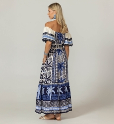 Mya Long Dress - 100% Rayón - Miss June Paris - 4