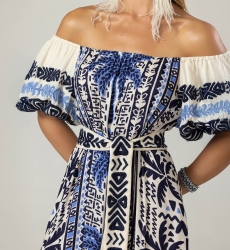 Vestido Longo Mya - 100% Rayon - Miss June Paris - 5