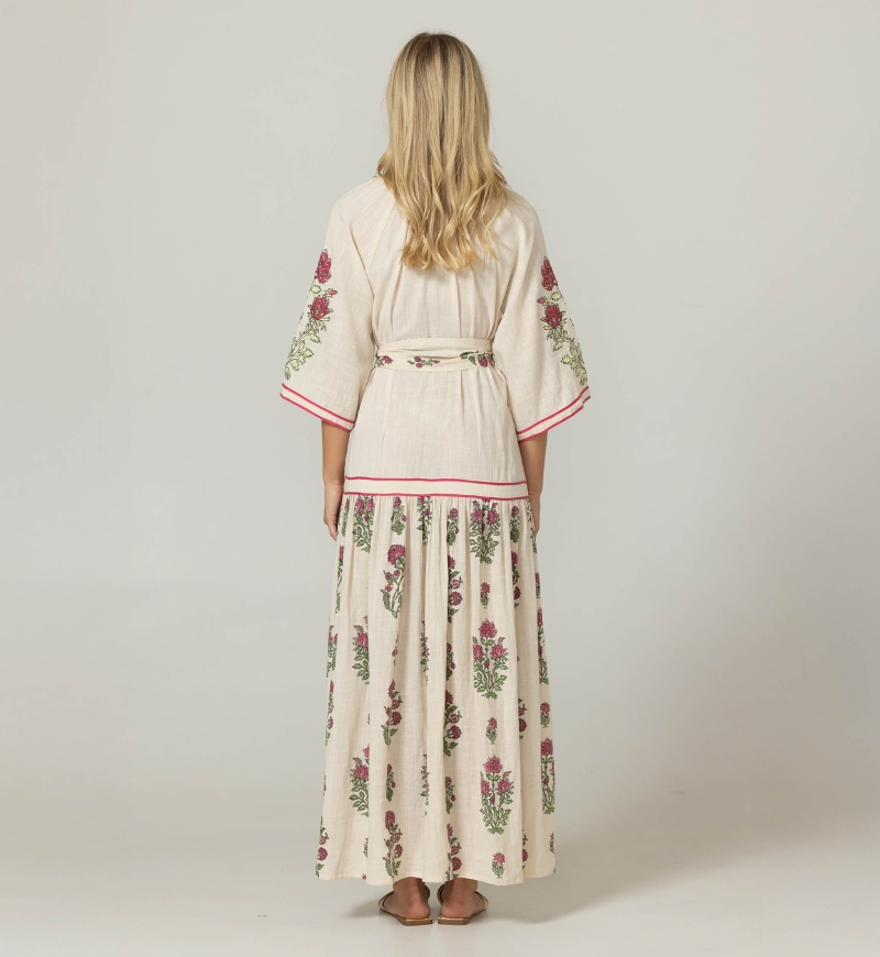 Vestido Longo Gilda - 100% Algodão - Miss June Paris - 4